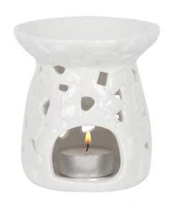Embossed Butterfly Oil Burner - Image 1